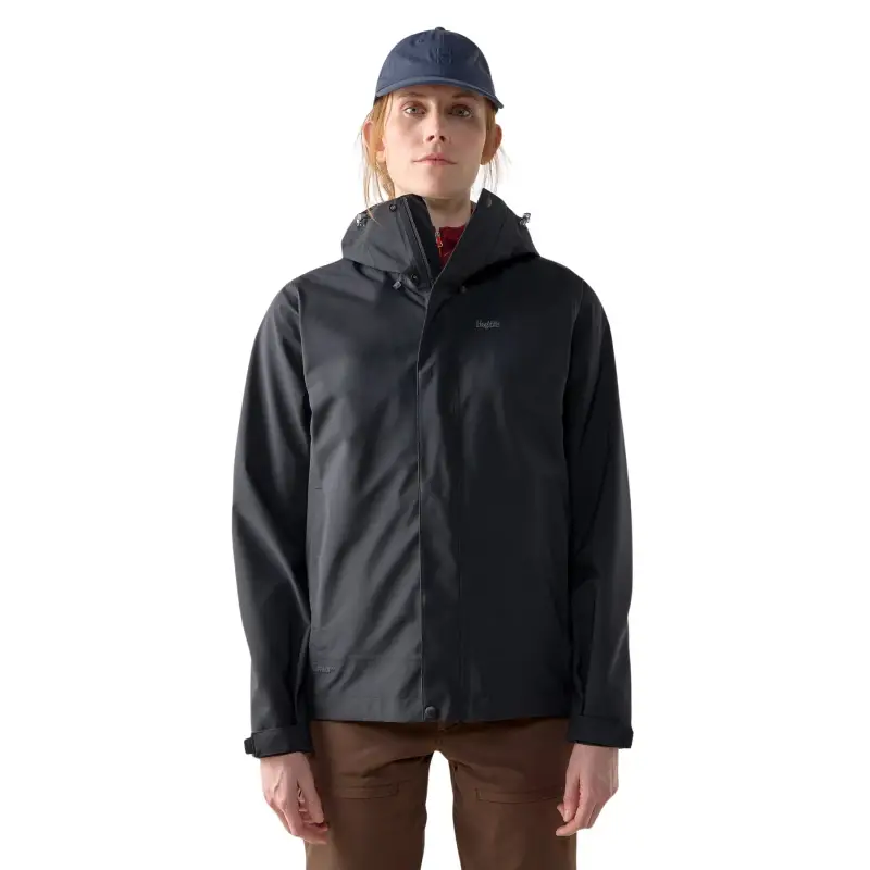 Haglöfs Impermeabile da donna Noir