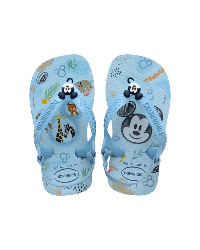 Baby Disney Class azzurre a fantasia Topolino con elastico