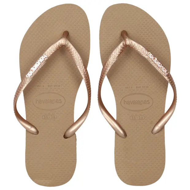 Slim Logo Metallic Donna - Infradito e sandali Rosa Pink