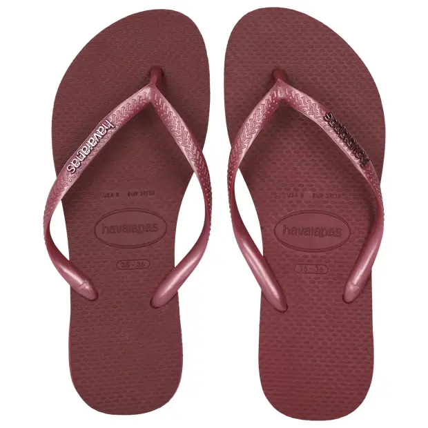 Slim Logo Metallic Donna - Infradito e sandali Rosa Pink