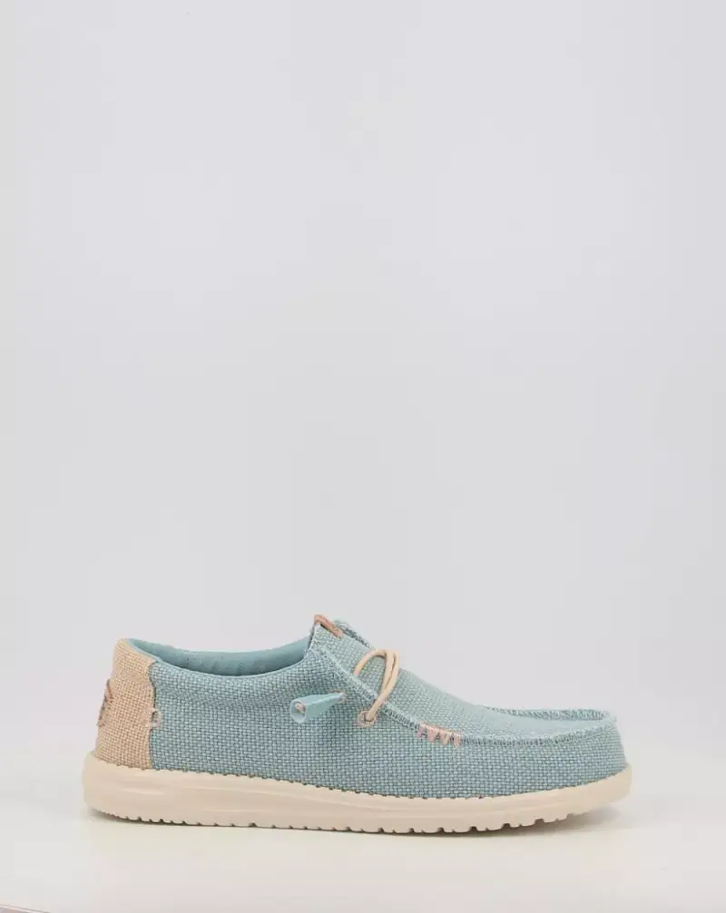 Hey dude Scarpe da barca WALLY BRAIDED Turchese Misurare - 43, Colore - Turchese