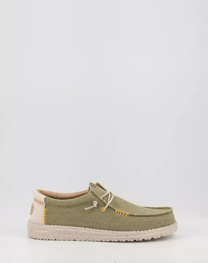 Hey dude Scarpe da barca WALLY COASTIME Verde Misurare - 43, Colore - Verde