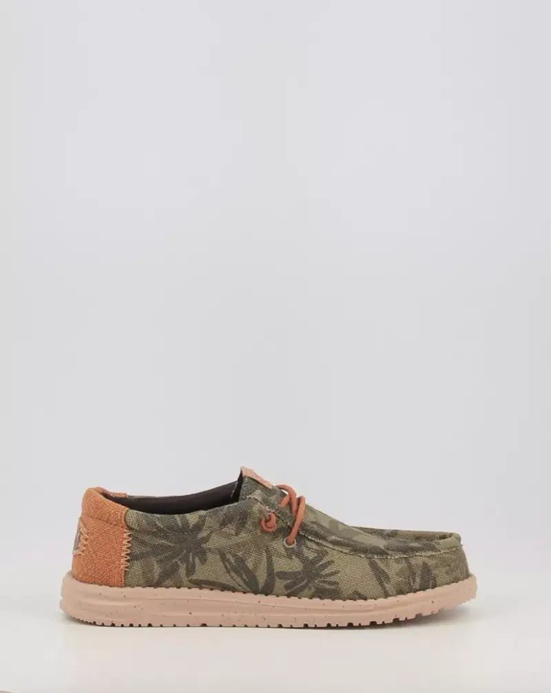 Hey dude Scarpe da barca WALLY PALM JUTE Verde Misurare - 41, Colore - Verde