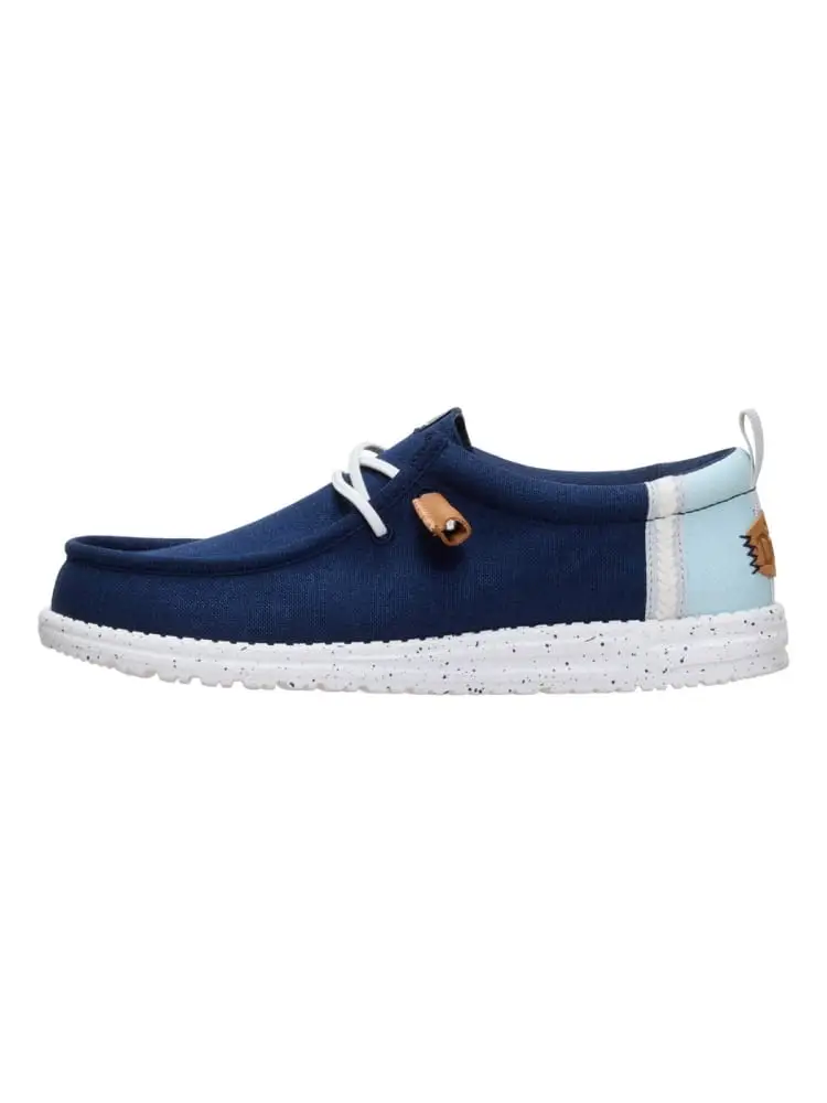 Hey Dude scarpe wally summer in lino blu