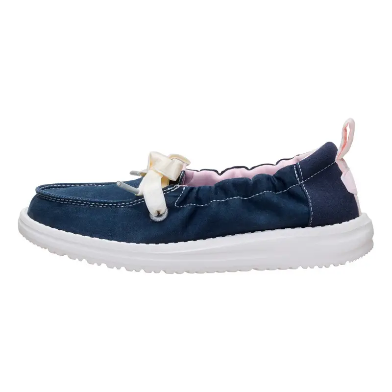 HEY DUDE Wendy Port Y Washed Twill Navy