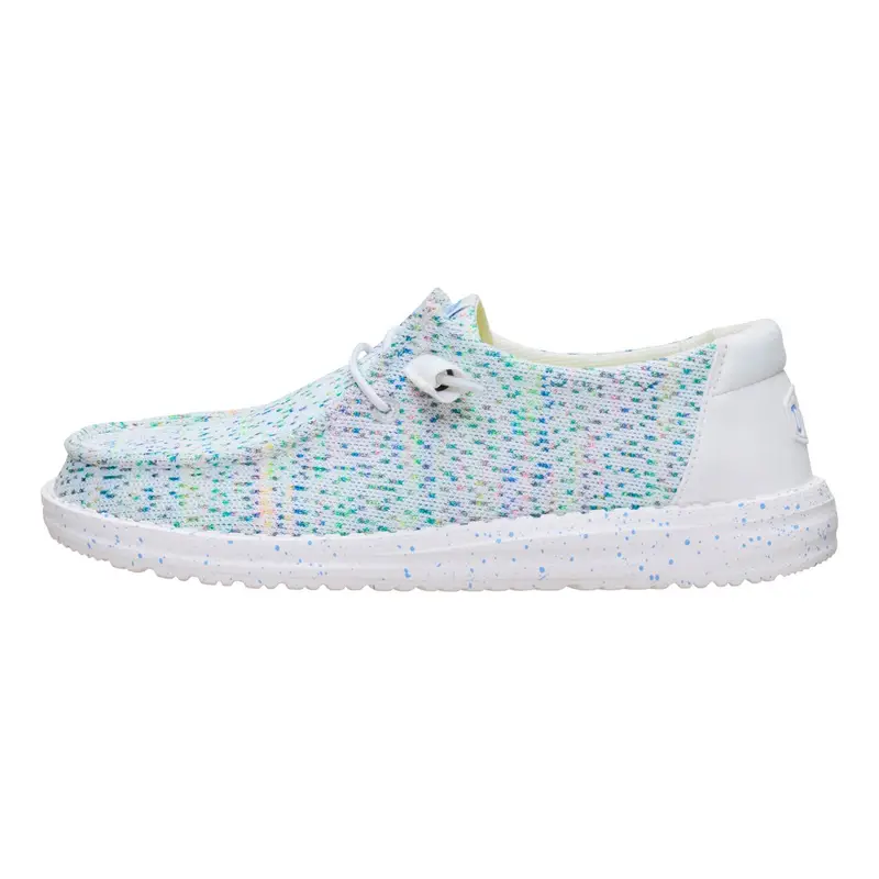 HEY DUDE Wendy Stretch Speckle White