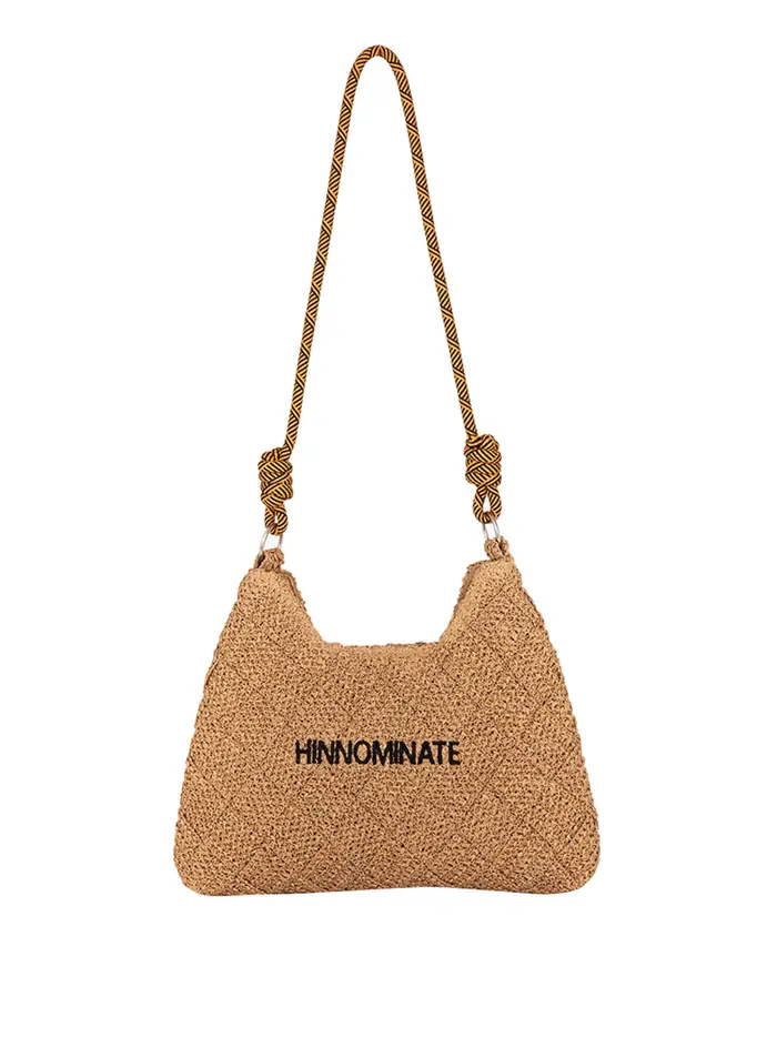 borsa a tracolla hinnominate da donna - beige