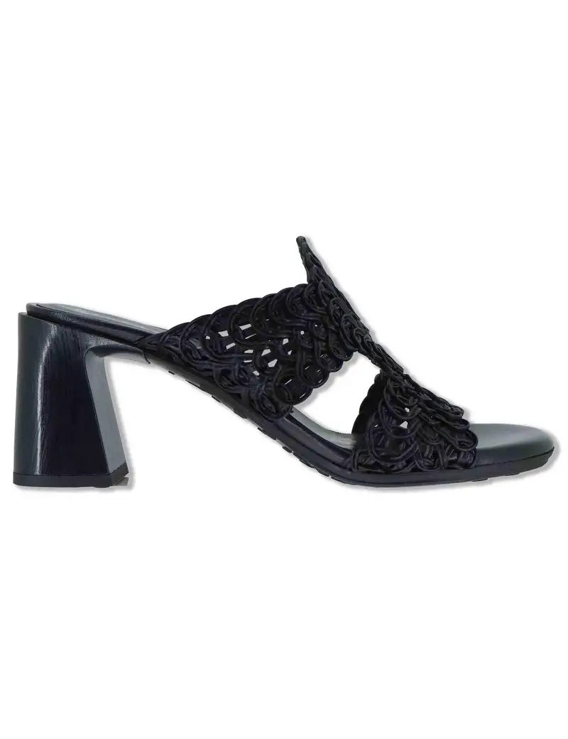 Hispanitas Sandali in pelle nera con taccco alto Donna HV264792 BLACK