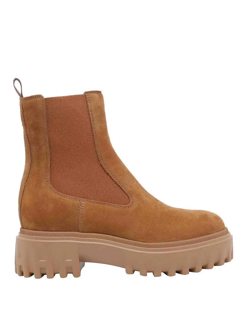 Hogan Stivaletti Chelsea Beige 4227326