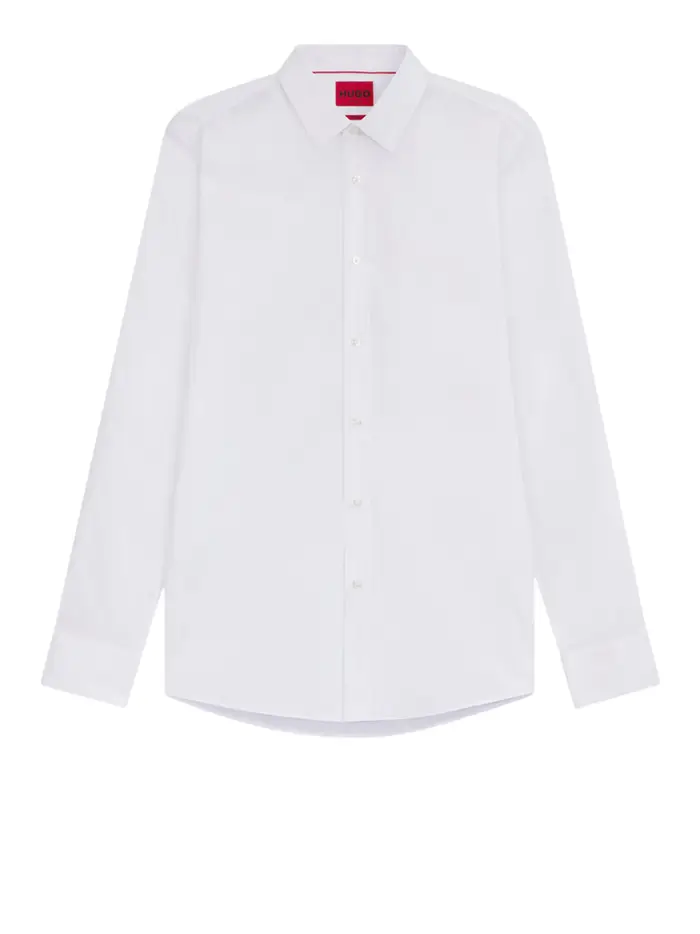 camicia classica hugo boss elisha02 da uomo - bianco