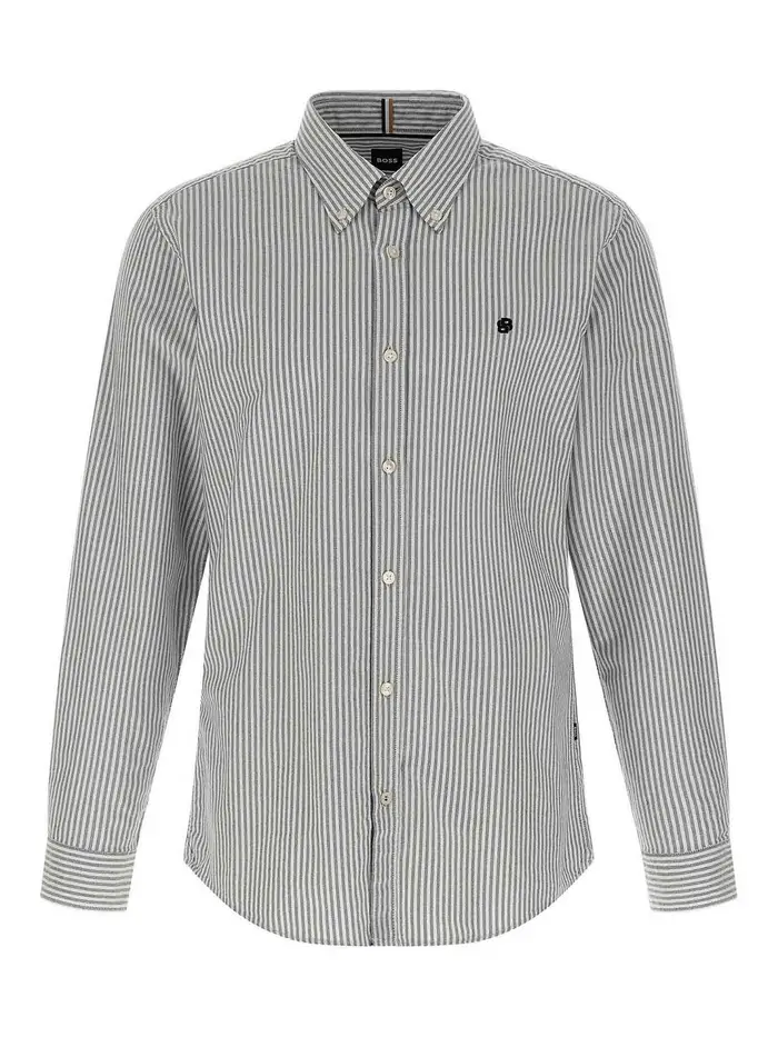 Hugo Boss Camicia Ronan Grigio