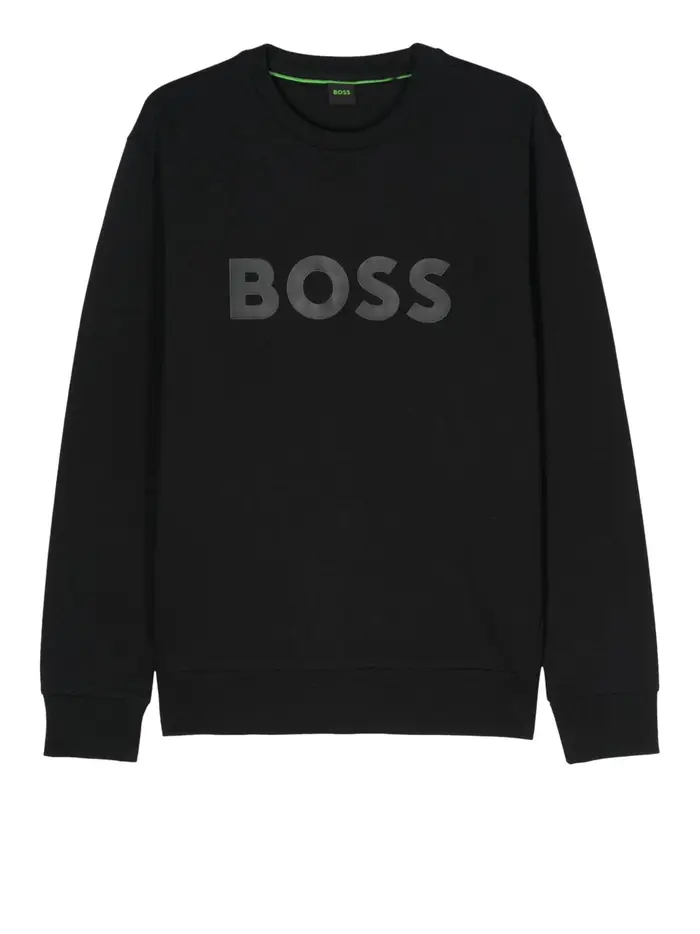 felpa hugo boss salbo da uomo - nero