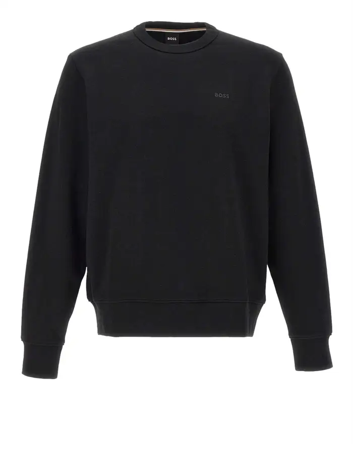 felpa hugo boss sharpe da uomo - nero