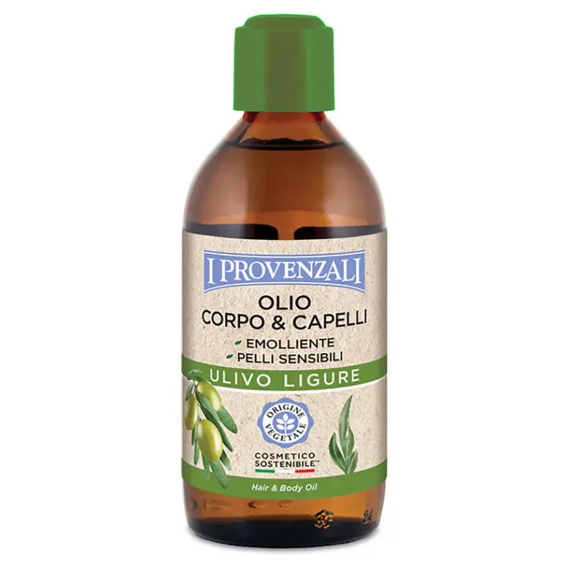 I provenzali Olio Corpo & Capelli Ulivo Ligure Emolliente Pelli Sensibili 200 ml