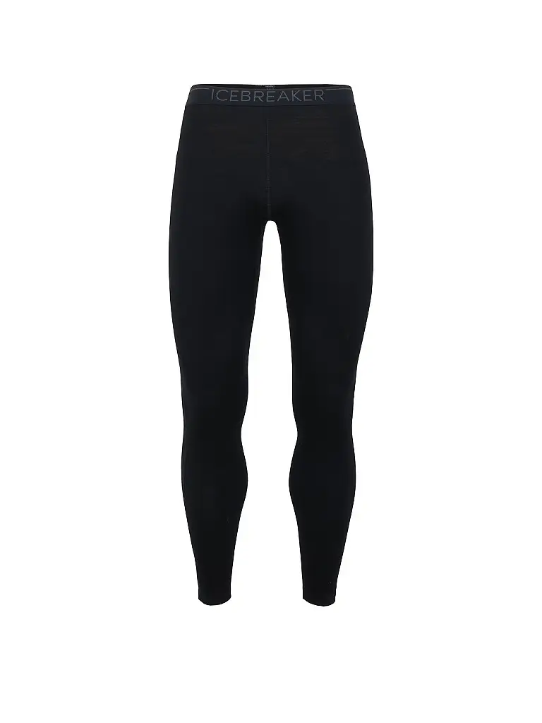 Icebreaker Leggings da uomo 260 Tech nero