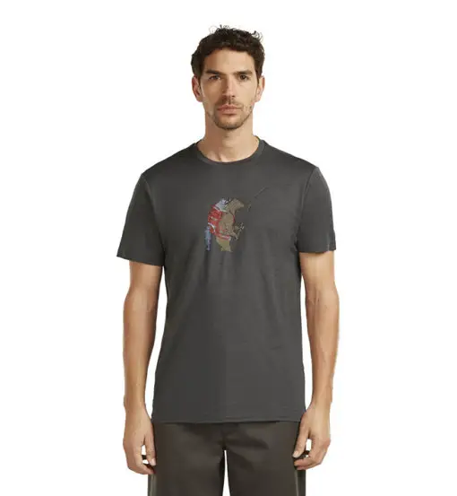 Icebreaker Mer 150 Tech Lite SS Ran - T-shirt - uomo Grey