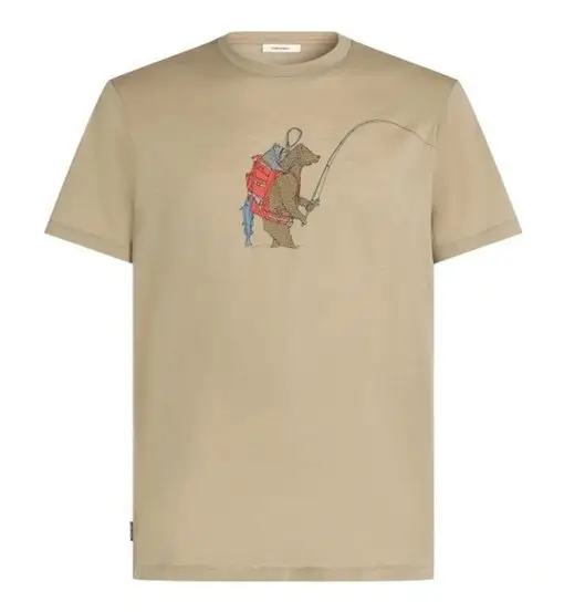 Icebreaker Mer 150 Tech Lite SS Ran - T-shirt - uomo Light Brown