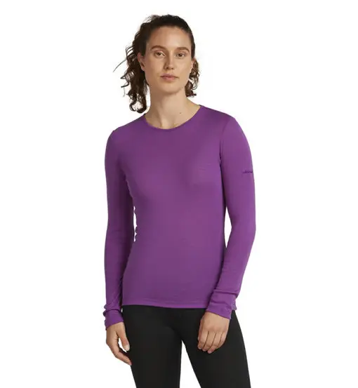 Icebreaker Merino 175 Everyday Thermo - maglia maniche lunghe - donna Violet