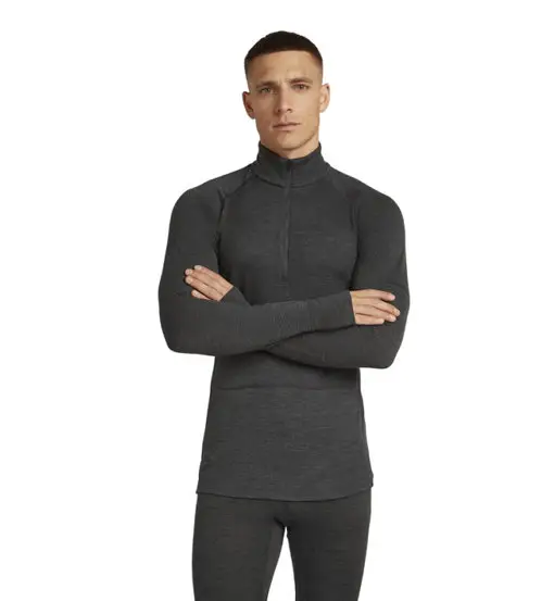Icebreaker Merino 260 Thermo Half-Zip - maglietta tecnica - uomo Grey