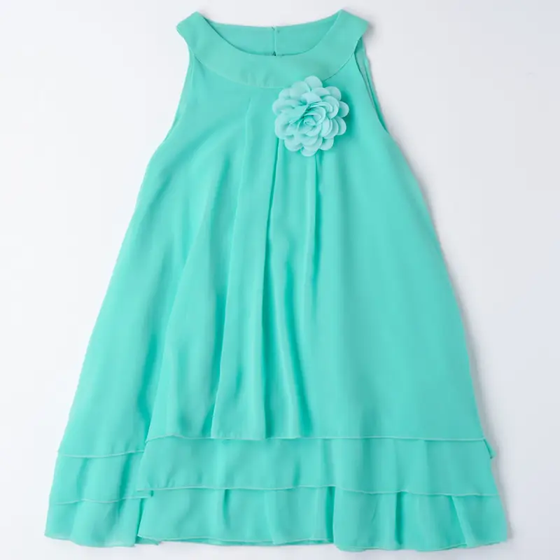 Ido Abito da cerimonia smanicato con fiocco 4 6551 ragazza verde acqua