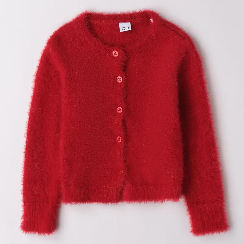 Ido Cardigan Bambina Rosso 4675150