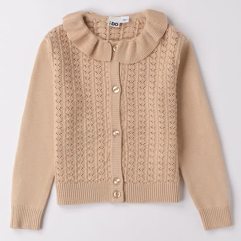 Ido Cardigan Bambina Beige 4674111
