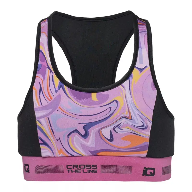 IQ Cross The Line Reggiseno sportivo per bambina Clai Violet