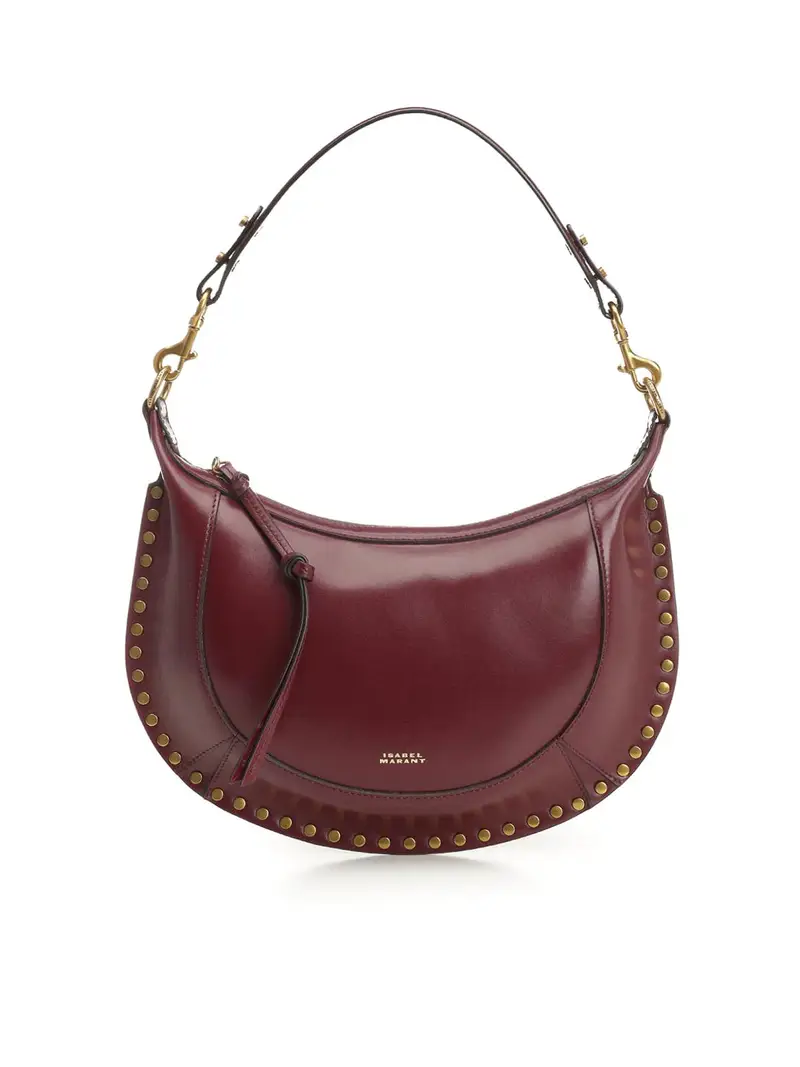 Isabel Marant Borsa bordata Rosso Scuro