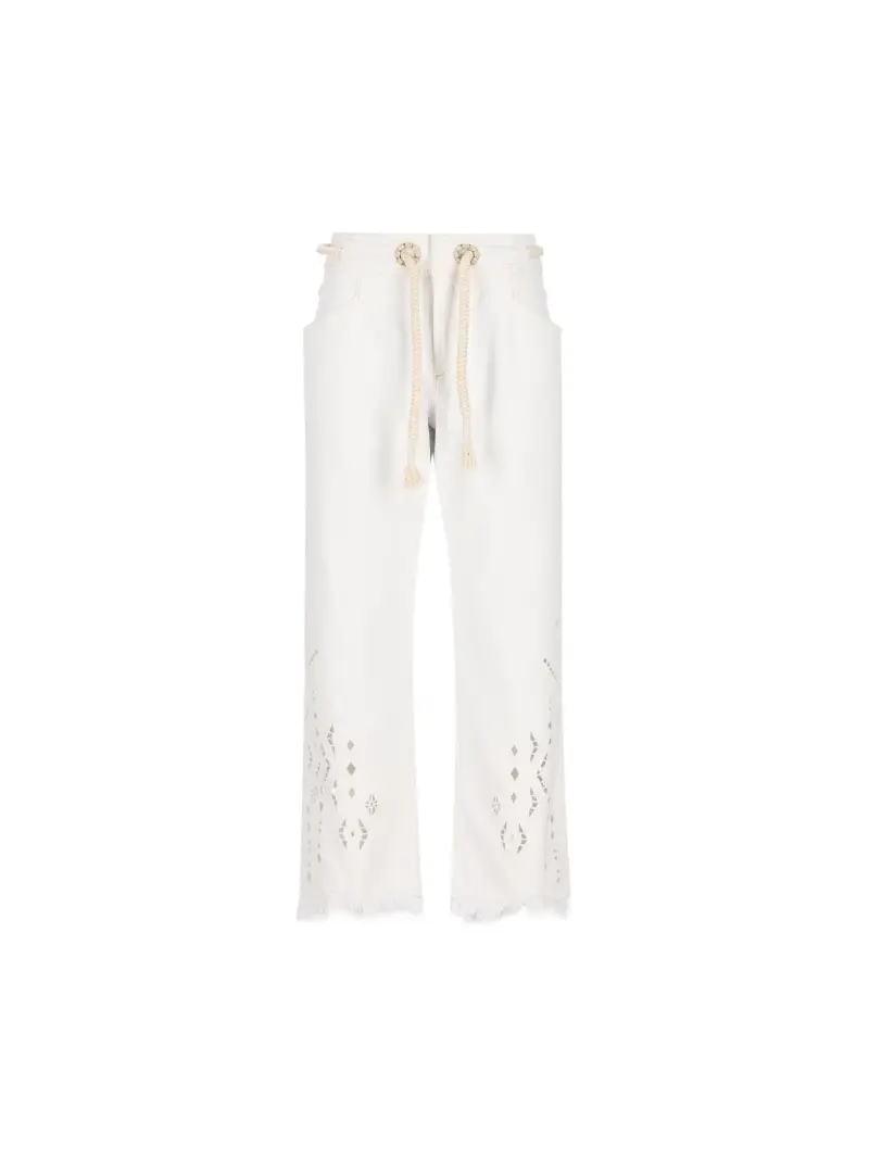 ISABEL MARANT Pantaloni Alison BIANCO