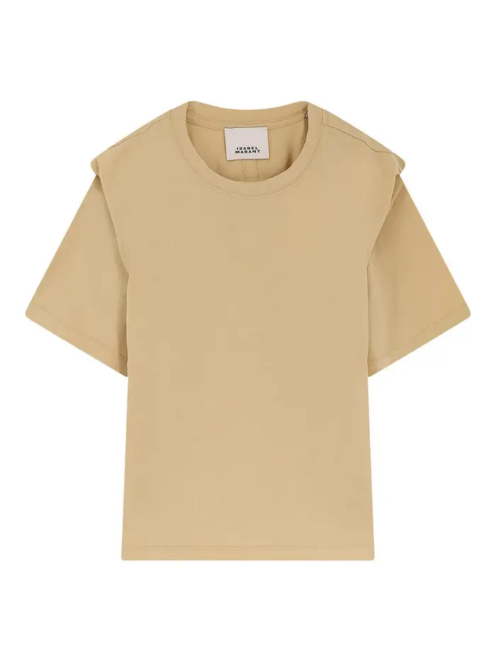 Isabel Marant T-shirt Zelitos In Cotone Organico Giallo