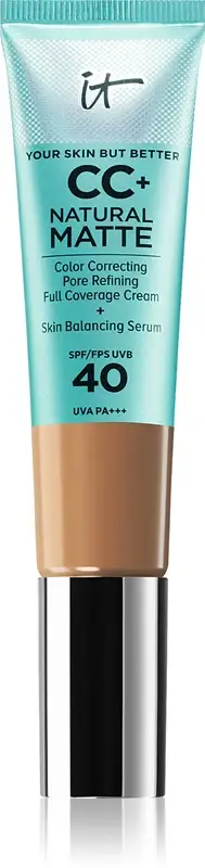 It cosmetics Your Skin But Better CC+ Natural Matte CC cream per un finish opaco SPF 40 Tan 32 ml