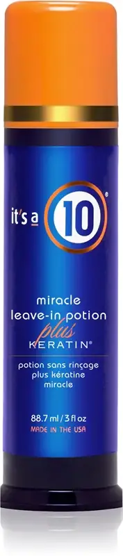It s a 10 Plus Keratin Miracle Leave-in Potion balsamo senza risciacquo per capelli brillanti e morbidi 88,7 ml