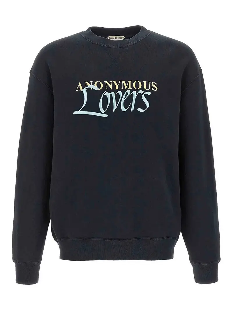 J W Anderson Felpa Lovers Edizione Limitata Nero