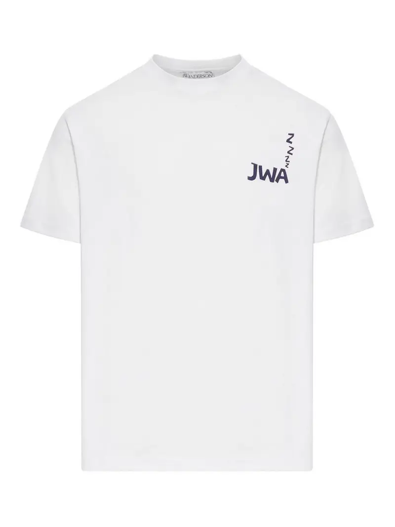 J W Anderson Maglietta con stampa Jwa Bianco
