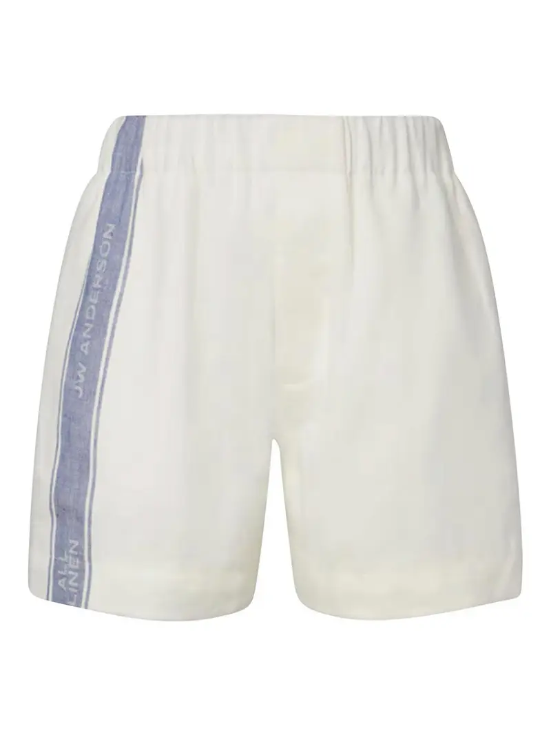J W Anderson Pantaloncini di lino Bianco