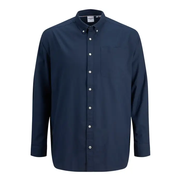 Camicia da uomo - taglie forti Jack & Jones Oxford (GT) Bleu