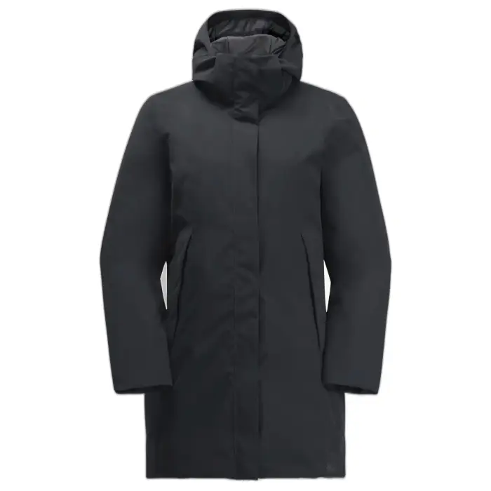 Cappotto donna Jack Wolfskin Salier Noir