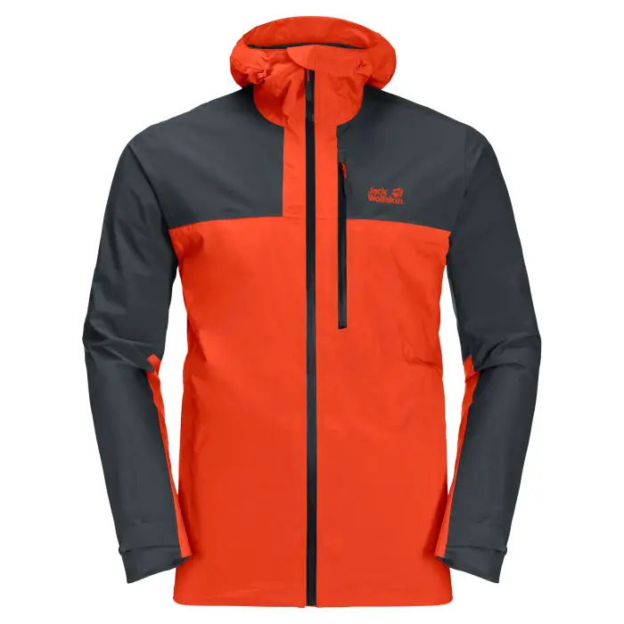 Giacca impermeabile Jack Wolfskin Go Hike Orange