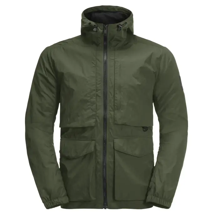 Giacca impermeabile Jack Wolfskin LightsOme Wander Vert