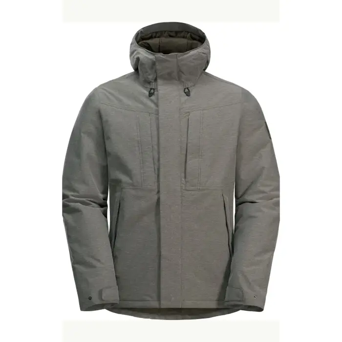 Giacca impermeabile Jack Wolfskin Snowy Park Gris