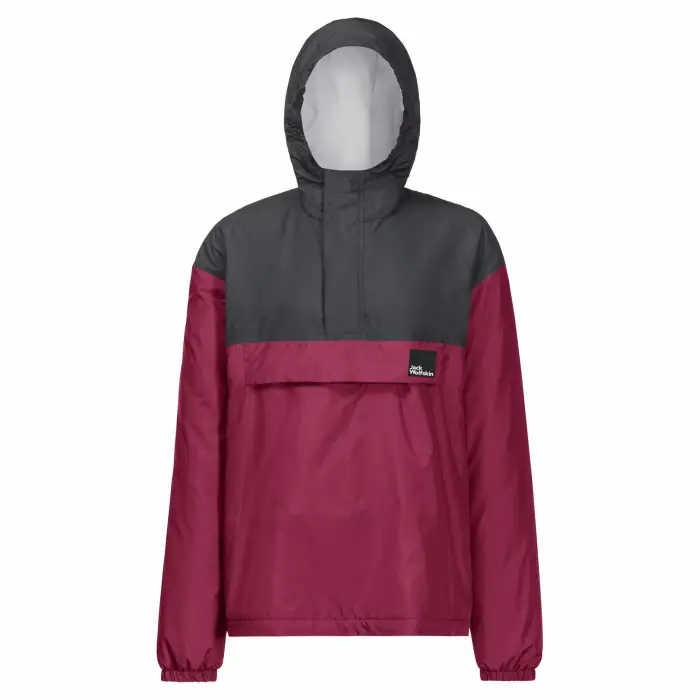 Giacca impermeabile per bambini Jack Wolfskin Spirit Smock Rouge