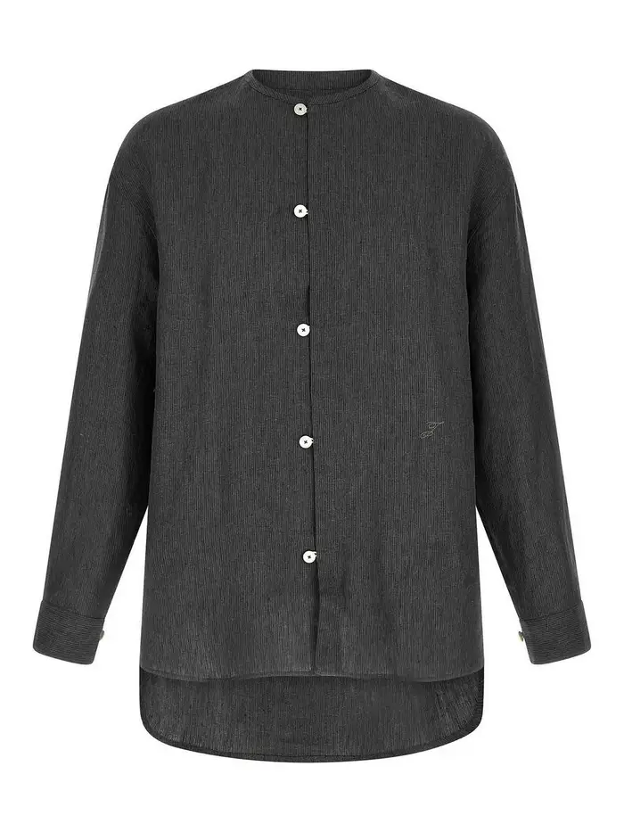 Jacquemus Camicia La Chemise Pastro Grigio