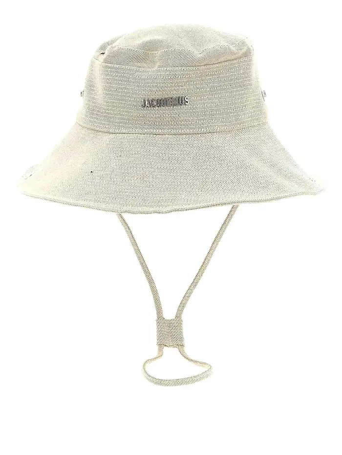 Jacquemus Cappello da pescatore Le Bob De-Nmes Beige