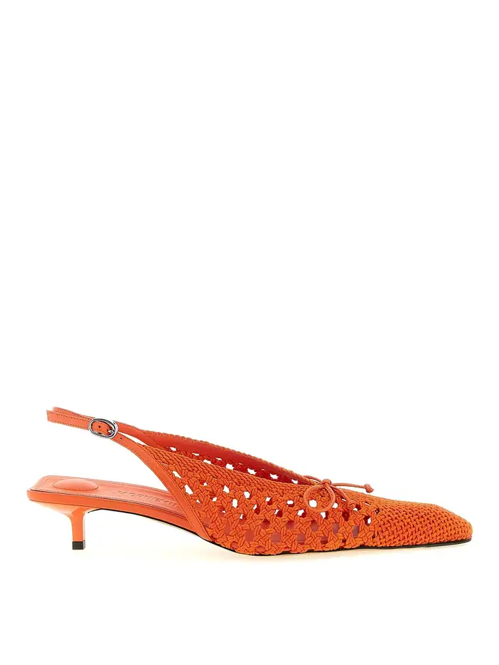 Jacquemus Les Slingbacks Cubisto B Slingback Arancione