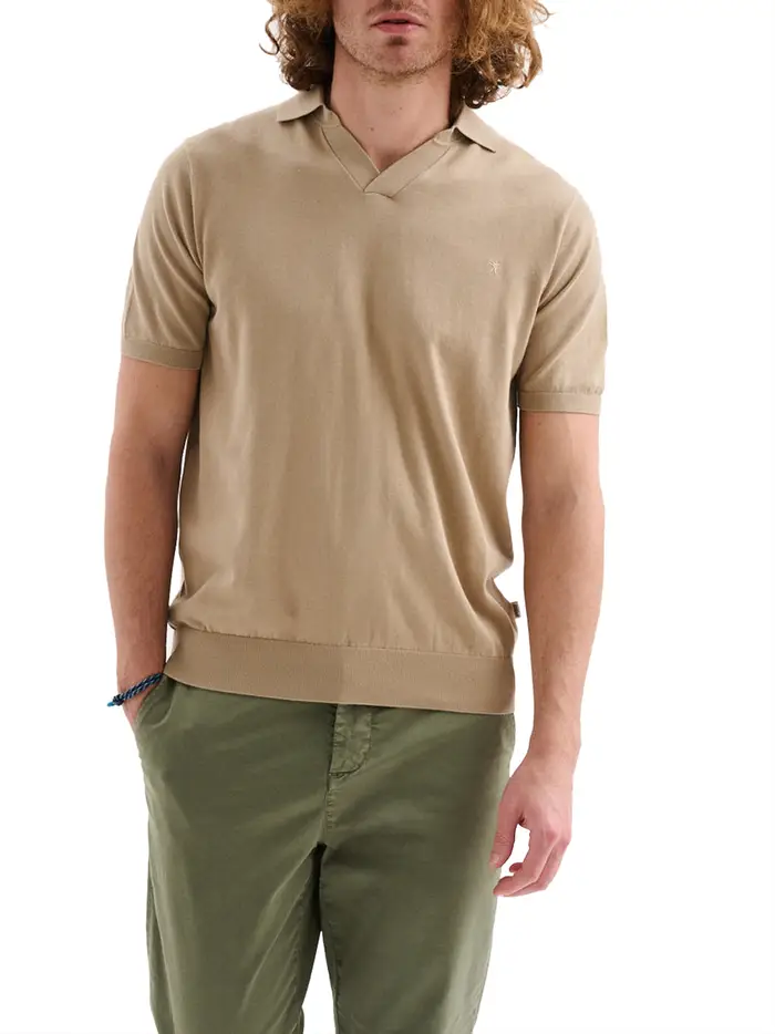polo jaggy da uomo - beige