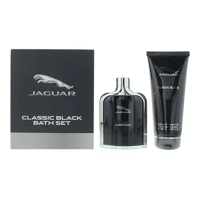 Jaguar Cofanetto - Classic Black Bath Set Edp 100 ml