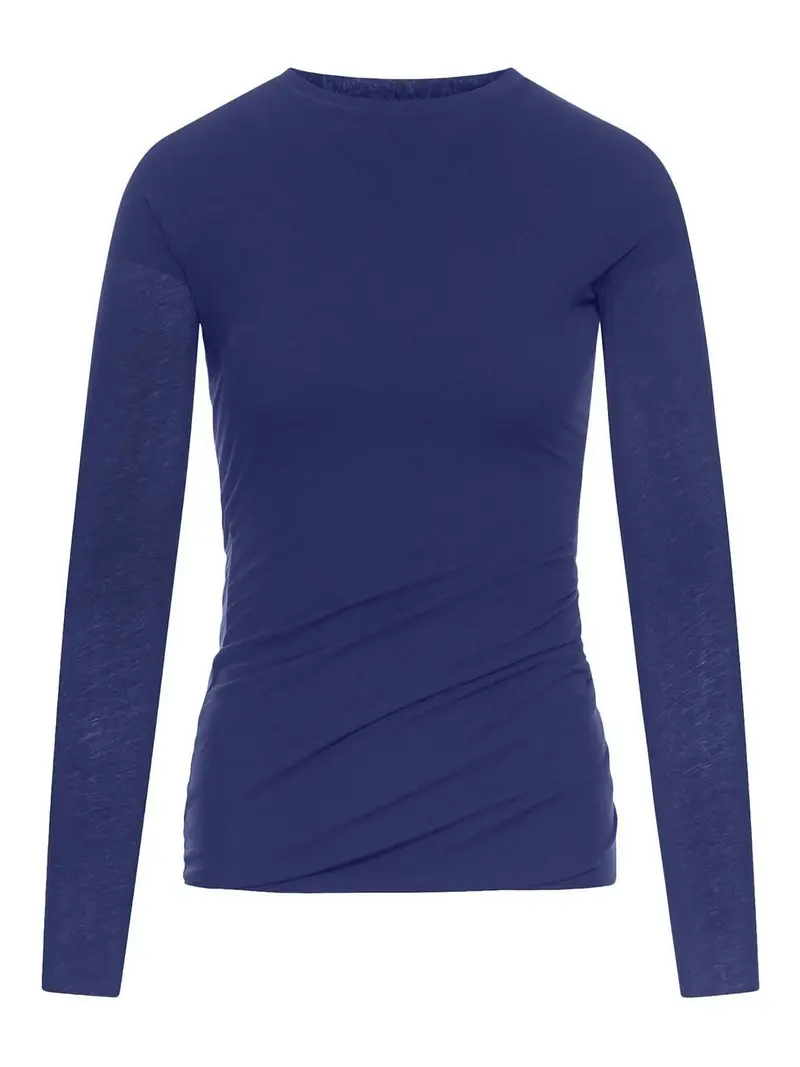 Jil Sander Camicia a maniche lunghe a doppio strato Blu
