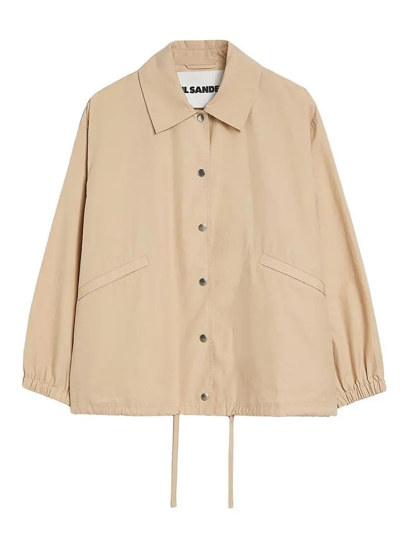 Jil Sander Giacca Con Stampa Beige