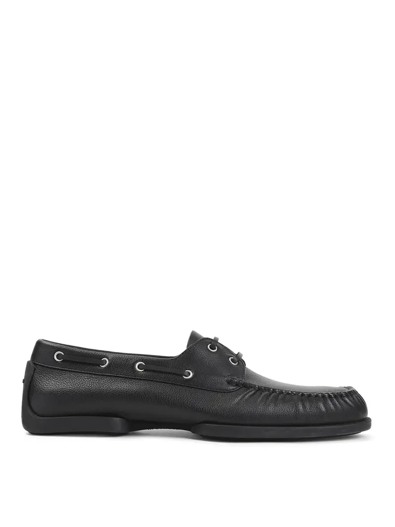 Jil Sander Mocassini in pelle di vitello Nero