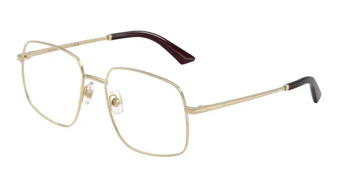 Jimmy Choo Donna JC2019B 3017 Montature da vista Metallo Oro Trasparente Squadrata Normale